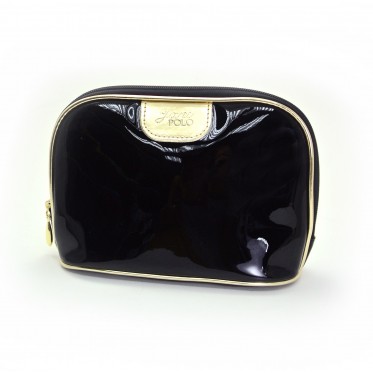 Shiny PVC pouch with pearl colour finishing