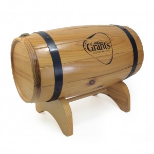 Wooden bottle dispenser