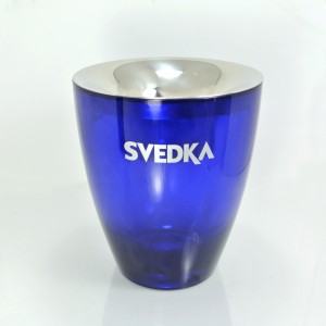 Thick Wall Ice Bucket with Stainless Steel top