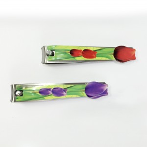 nail clipper with elegant Tulip pattern