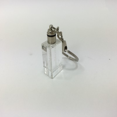 Crystal look LED Keychain