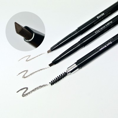 Eyebrow mechanical Pencil with eyebrow brush